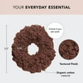 thumbnail image 2 of Kitsch Organic Cotton Scrunchies, Hair Ties for Adults, 6 Ct, Off-White, 2 of 12