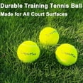 thumbnail image 4 of Kisportee Tennis Ball, 12 Pack Advanced Training Ball, Tennis Balls for Dog, Come with Mesh Bag for Transport, Dog Ball, Good for Beginner Practice Exercise (Yellow), 4 of 9