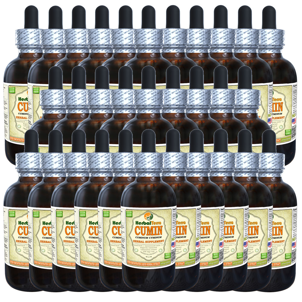 Cumin (Cuminum Cyminum) Tincture, Organic Dried Seeds Liquid Extract