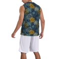 thumbnail image 2 of Sikiie Vintage Compass Basketball Jersey Reversible Men's Mesh Athletic Sports Shirts Training Practice S-4XL4X-Large, 2 of 6