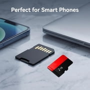 Memory Card High Speed Waterproof Memory Card with Adapter,Red