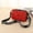 Red, variant on Ins Luggage Small Bag Makeup bag Mini Suitcase Crossbody Bag Women Clutch Small Pvc Shoulder Bag Suitcase Shape Mini Luggage Bag Makeup Women Clutch Box Organize Square Women's Bag Cosmetic bag