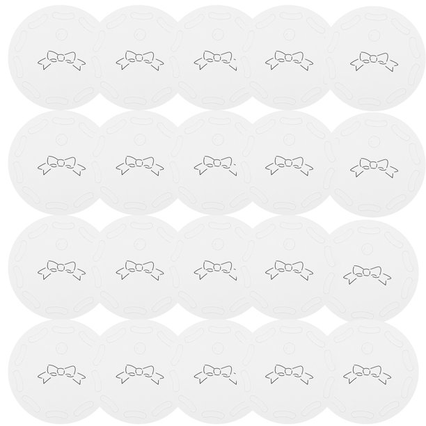 NICEXMAS 100 Sheets Hair Clip Bow Cards Hair Barrettes Display Holder