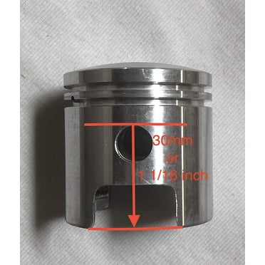 BGF 66/80cc 47mm bore Piston With RING HIGH Hole 1 1/16" or 30mm for Long Connecting Rod 2-Stroke Gas Motor Bike Engine