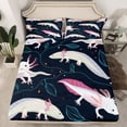 thumbnail image 1 of Sábana Ajustable Twin Size Marine Life juego de cama 2pcs para niños Niños Niñas Habitación, 1 of 5