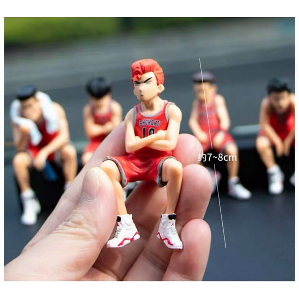 J&G 5PCS Set SLAM DUNK SHOHOKU Basketball Team Figure US