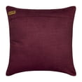 thumbnail image 3 of The HomeCentric Pillow Case Covers With Zipper, Pillow Covers Pack of 2, 18x18 inch (45x45 cm) Purple, Suede Throw Pillow Covers, Handmade Pillow Covers, Solid Color Easter - Sangria Wine Wind Folds, 3 of 3