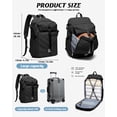 thumbnail image 4 of Mochila SEAFEW para casco impermeable de gran capacidad, color negro, 4 of 9