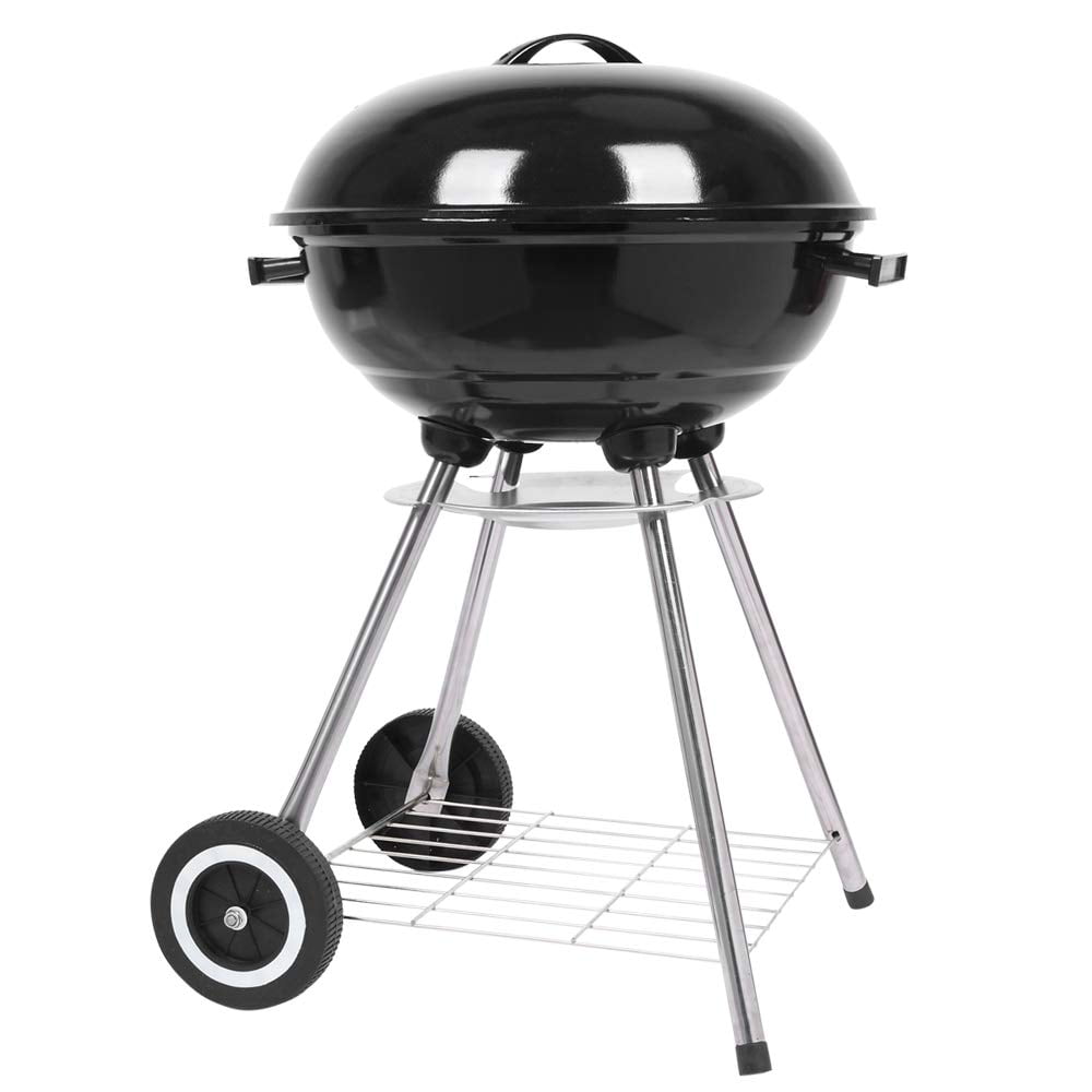 VINGLI 18 inches Charcoal Grill Original Kettle Apple Charcoal Grilling Stove Large Oven for Outdoor Courtyard Picnic Roast Meat Home BBQ