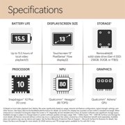 Microsoft - Surface Pro - 13 Touchscreen - Snapdragon X2 Plus (10 Core) 2026 -16GB Memory - 512GB Storage - Device Only (12th Edition) Dune