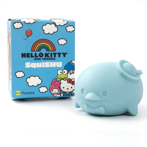 Hamee SquiSHU Sanrio Laydown [Tuxedosam] Stretchy Dough Fidget Squishy Sensory Toy Soft Squeeze Ball Gift for Kids and Adults