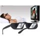 thumbnail image 2 of Gafas perezosas Gafas de prisma de 90 ° Gafas de lectura en la cama Lectura HD TV Teléfono móvil - Pequeño, 2 of 5