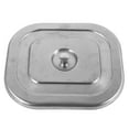 thumbnail image 5 of WHAMVOX  Large Recessed Trash Bin Cover Stainless Steel Can Lid Office, 5 of 8
