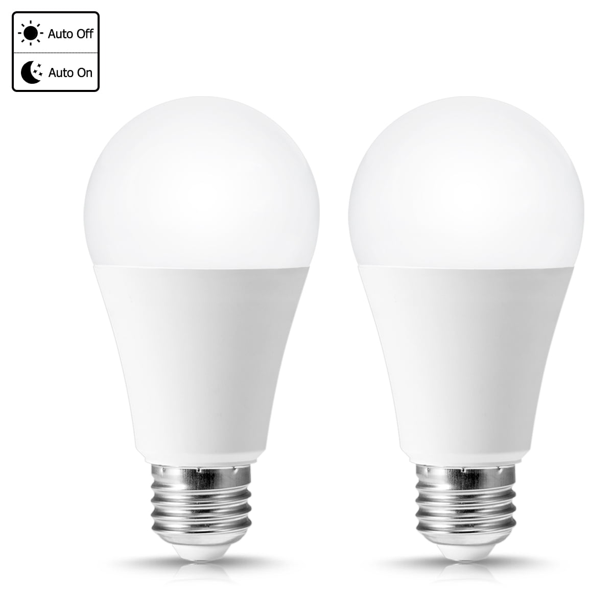 A21 12W Details about   Yueximei Dusk To Dawn Light Bulb Smart Sensor Bulbs 100W Equivalent 