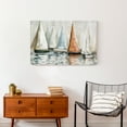 thumbnail image 4 of Creative Products Muted Sailboats On Water 30 x 20 Canvas Wall Art, 4 of 5
