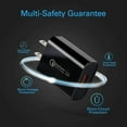 thumbnail image 3 of USB Wall Charger QC3.0 Wall Charger USB Power Adapter 3 Port USB Power Plug Wall Charger, 3 of 5