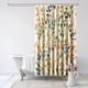 thumbnail image 4 of Bathroom Floral Shower Curtain,Colorful Leaf Curtains Bathroom Decor,Shower Curtain Set with Curtain Hooks, 4 of 4