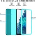 thumbnail image 6 of for Samsung Galaxy S20 FE Case with HD Screen Protector, Samsung S20 FE Phone Case, [3 in 1] Heavy Duty Phone Case for Galaxy S20 FE 6.5",LakeBlueSkyBlue, 6 of 14