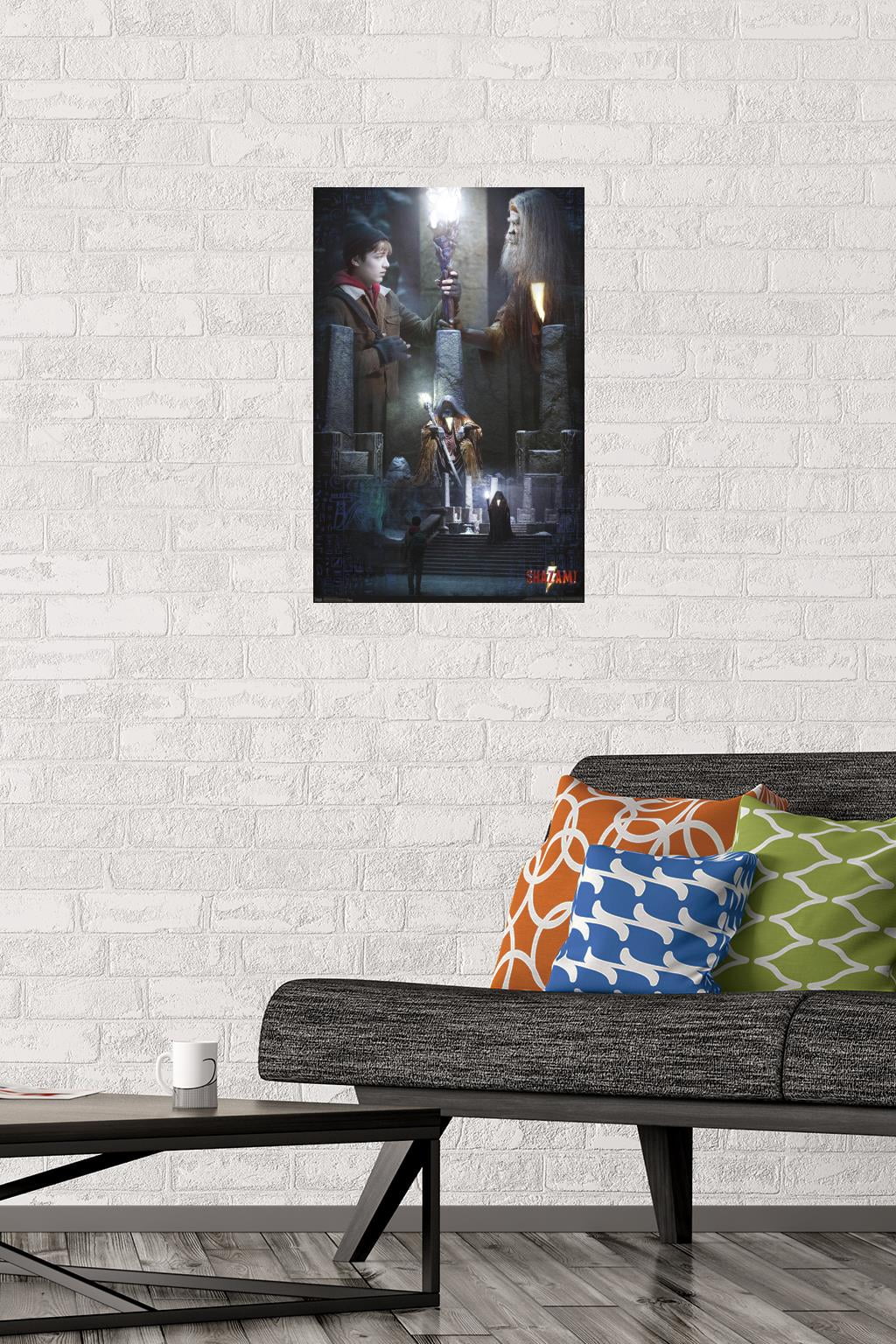 DC Comics Movie - Shazam - The Wizard Wall Poster, 14.725" x 22.375"
