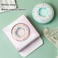 thumbnail image 3 of Matsuzay Mini calentador de manos de donut de 2000mAh, calentador eléctrico de autocalentamiento rápido, temperatura constante, lindo Donut, Camping, Suministros térmicos copo de nieve azul Matsuzay HA071726-02, 3 of 6