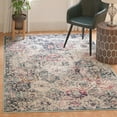 thumbnail image 4 of SAFAVIEH Madison Judith Distressed Area Rug, Navy/Teal, 12' x 12' Square, 4 of 9