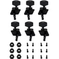thumbnail image 1 of 6x Reliable Semiclosed Guitar Tuning Pegs Easy Installation, Improved Sound Ferrules Screws Included, 3L 3R, 1 of 1