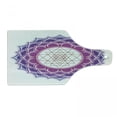 thumbnail image 1 of Lotus Cutting Board, Geometry Yantra Mandala Triangle Yoga Illustration, Decorative Tempered Glass Cutting and Serving Board, Wine Bottle Shape, Fuchsia Purple, by Ambesonne, 1 of 1