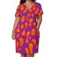 thumbnail image 3 of Vestido de noche holgado con bolsillo y lámpara de lava morada para mujer, vestidos elegantes y holgados para mujer., 3 of 7