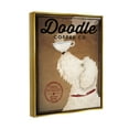 thumbnail image 3 of Stupell Industries Vintage Doodle Coffee Dog Sign Graphic Art Metallic Gold Floating Framed Canvas Print Wall Art, Design by Ryan Fowler, 3 of 6