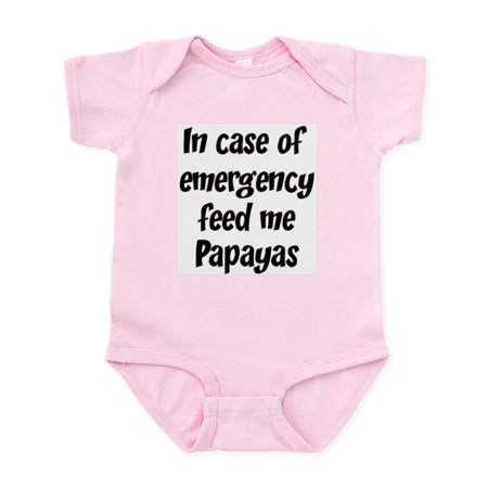 

CafePress - Feed Me Papayas Infant Bodysuit - Baby Light Bodysuit