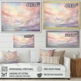 thumbnail image 4 of Designart "Cotton Candy Skies at Sunset III" Landscapes Floater Framed Canvas Print, 4 of 7