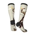 thumbnail image 5 of Lsque Vintage Cowboy Riding Horse Printed Crew Socks Men's Women's LightWeight Thin Casual Calf Socks ,Knee High Socks,Cotton Socks, 5 of 9