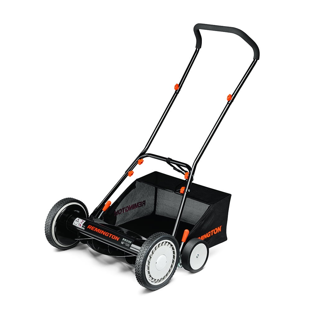 Remington RM3100 18-inch Reel Push Mower with Rear Bag