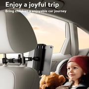 Car Ipad Holder Backseat Kids Car Headrest Tablet Mount Holder Stretchable Backseat Tablets Stand for Kids Compatible with iPad Air Mini/Cell Phone/Galaxy Tab/Switch Lite or Other 4.7-11 Device