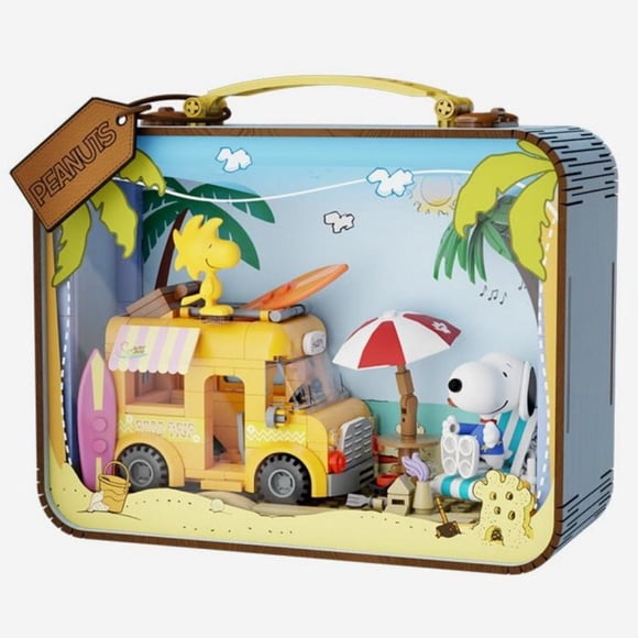 Juego de Construcción Pantasy  Snoopy's Maleta de Viaje