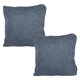 thumbnail image 1 of Cojin Decorativo Cuadrado Grande Set de 2 Duke Azul, 1 of 4