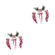 thumbnail image 1 of Naiovety Encantador kit de decoración de coche de boda, juego de lazos de cinta de flores de seda Rosa durazno 2Conjunto, 1 of 6