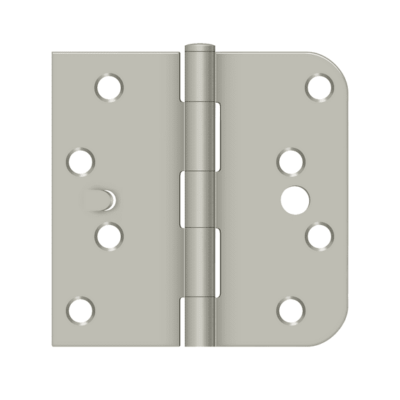 Deltana S44058TT15-R/H 4" x 4" x 5/8" x SQ Hinge in Brushed Nickel