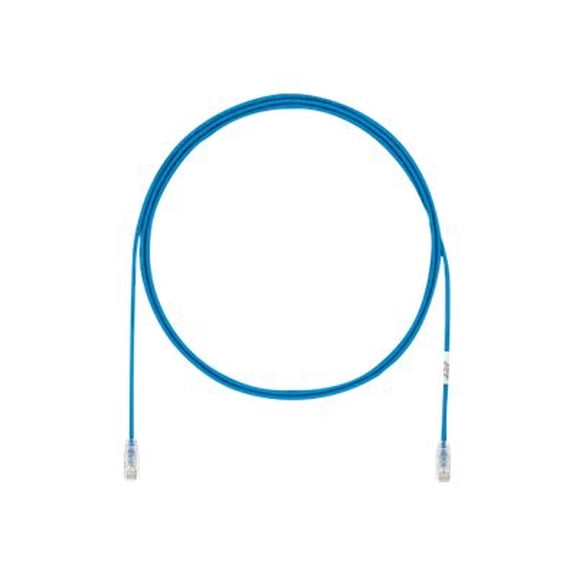 Panduit Tx6a-28 Category 6a Performance - Patch Cable - Rj-45 (m) To Rj-45 (m) - 25 Ft - Utp - Cat 6a - Ieee 802.3at - Booted, Halogen-free, Snagless, Solid - Blue