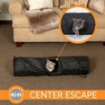 thumbnail image 4 of K&H Pet Products Cat Tunnel Toy Straight Tunnel Black 9 X 35 X 9 Inches, 4 of 8