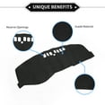 thumbnail image 3 of Unique Bargains Dash Cover Compatible for Buick LaCrosse 2005-2008, Non-Slip Suede Black Center Console, 3 of 7