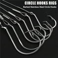 thumbnail image 5 of 20Pcs Fishing Circle Hooks Saltwater Catfish Hooks Catfishing rig with Steel wire Leader Hook Rigs for Surf fishing rig tackle, 5 of 9
