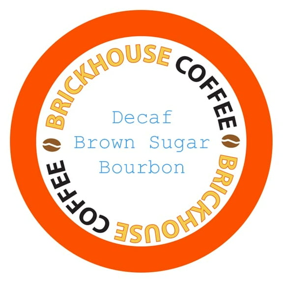 Brickhouse Single Serve Coffee, 120 Count, Decaf Brown Sugar Bourbon