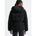 thumbnail image 4 of Free Assembly Women's Side Tie Puffer Jacket with Hood, Sizes XS-XXL, 4 of 5