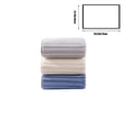 thumbnail image 3 of Velvet Flannel Towel Striped Design Super Soft Absorbent for Face Bath Home and Travel, Multicolor, 3 of 8