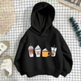 thumbnail image 2 of JIAYUE Girls Sweatshirt Long Sleeve Kids Sports Shirt Boy Casual Print Personality Hoodie Pullover Hooded Leisure Children Tops, 2 of 3