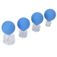 thumbnail image 1 of Cabricaduras de Succió al Vacío, Terapia de Ventosas establecidas por Masaje Chino Vegidora de Vidrio Transparente 4 Piezas para la Cara del Cuerpo hombro de la Pierna, 1 of 7