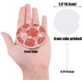 thumbnail image 2 of RYLABLUE Simple Dahlia Flower Pattern Set of 2 Car Coaster for Drinks, Absorbent Ceramic Stone Coasters Cup Mat with Cork Base for Home Kitchen Room Coffee Table Bar Decor, 2 of 5