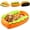 L, variant on Hot Dog Dog Bed, Soft Plush Small Cute and Warm Cozy Food Dog Cat Bed, Plush Removable Washable Pet Bed, Soft Micro Suede Indoor Pet Sofa Nest, Washer and Dryer Friendly (XL)