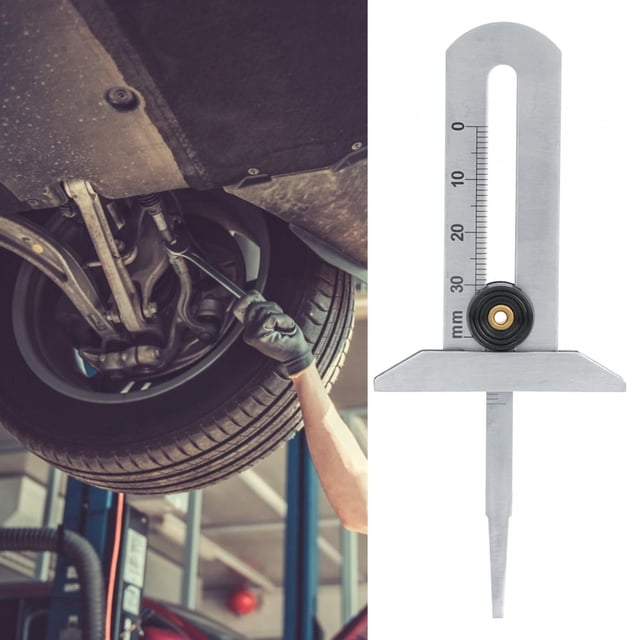 Depth Gauge, Depth Gauge Meter, High Durable Tire Measuring For Depth Measuring